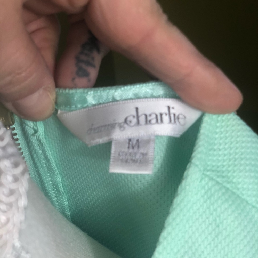 Charming Charlie mint dress - Picture 2 of 3